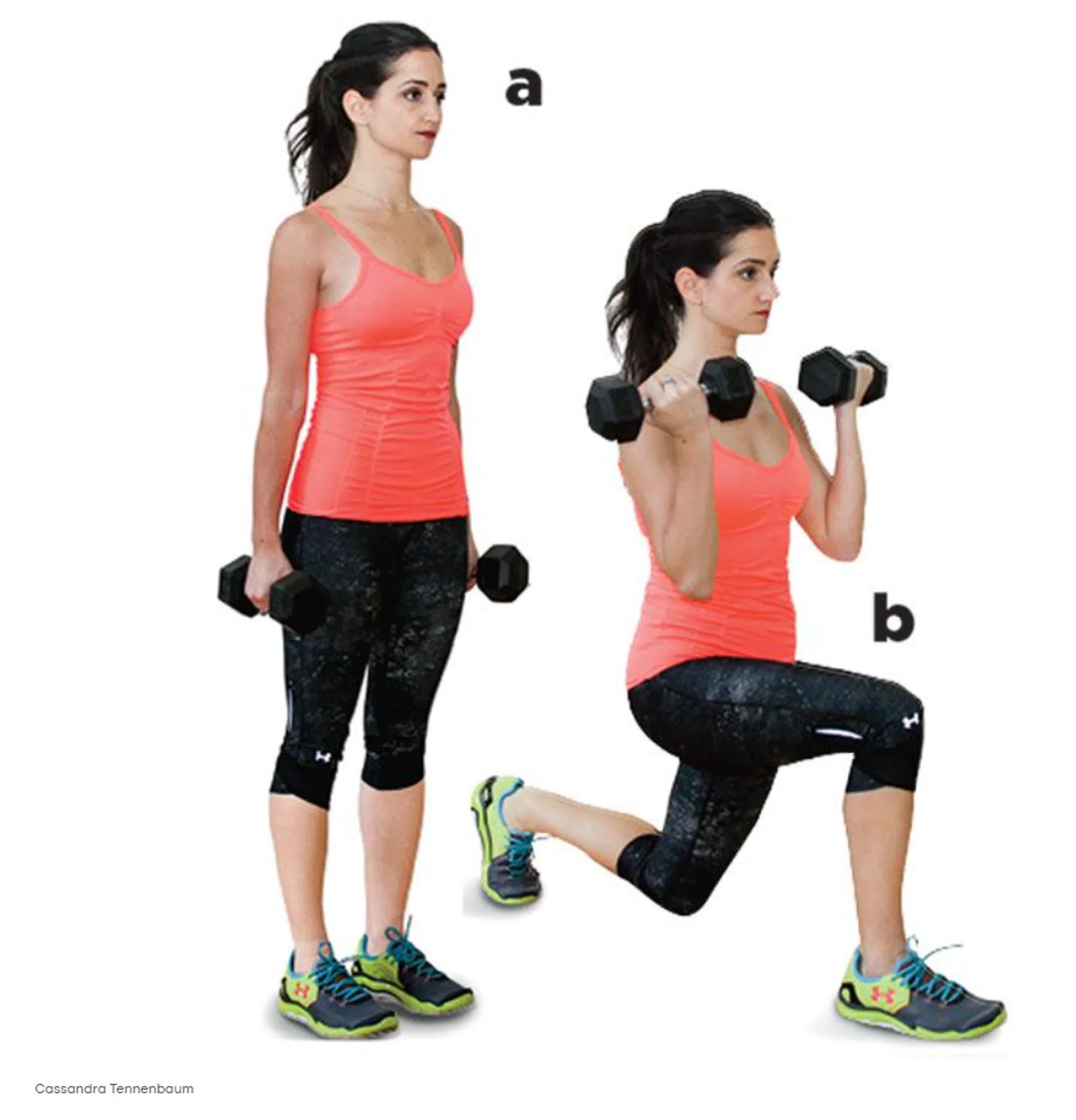 Lunge with Curl